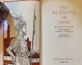 The Rubaiyat of Omar Khayyam Folio Society Edition Slip Case