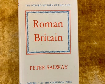 Eerste editie 1991 &#39;Roman Britain&#39; door Peter Salway - Vintage hardback met stofomslag