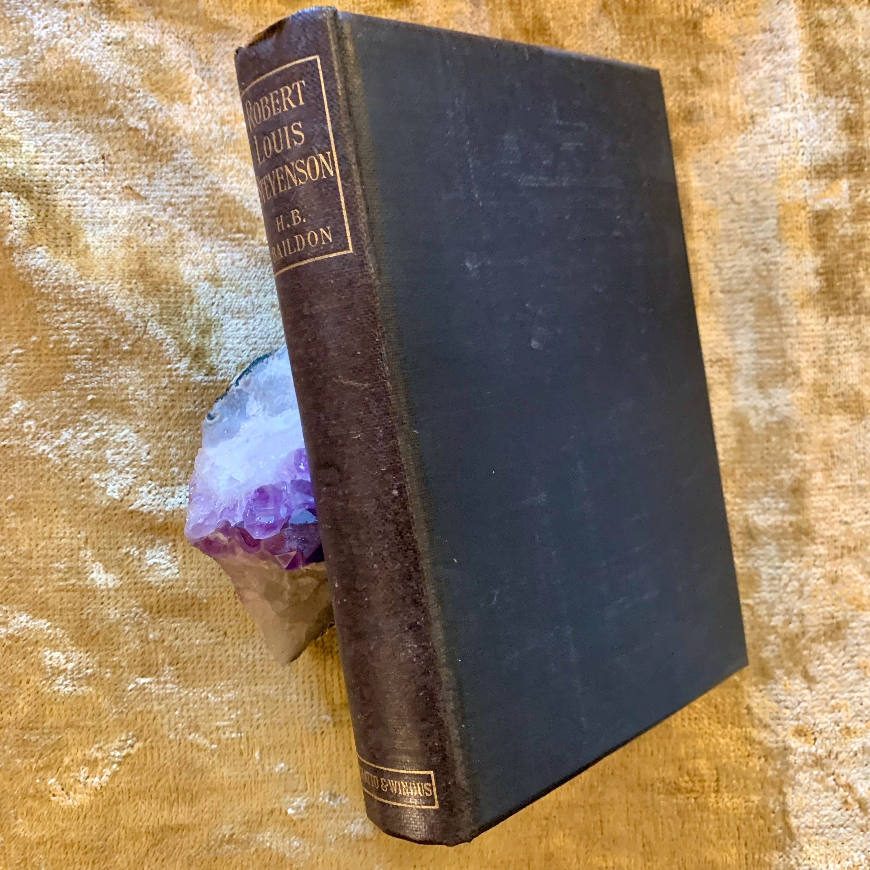First Edition 1901 Antique Biography 'Robert Louis Stevenson' by H. B. Baildon
