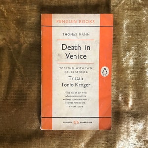 Death in Venice by Thomas Mann, Vintage Penguin Paperback 1957