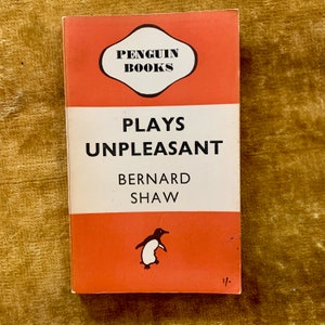 George Bernard Shaw &#39;Plays Unpleasant&#39; a Vintage Penguin Paperback 1946 1st