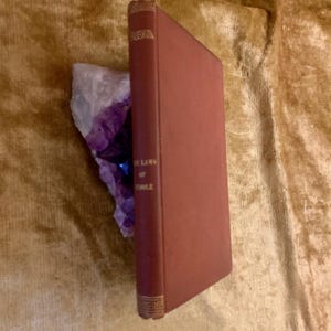 An Antique Hardback American Book &#39;The Laws of Fresole&#39; by John Ruskin 1879