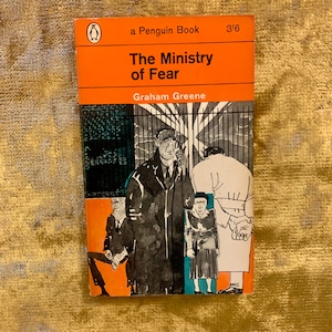 Vintage Penguin 1st Edition Paperback - The Ministry of Fear by Graham Greene