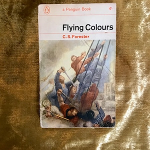 CS フォレスター著『Flying Colours』 - ヴィンテージ ペンギン ペーパーバック 1967 年