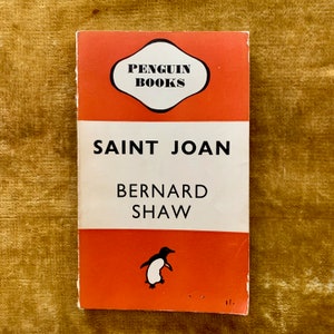 Saint Joan by George Bernard Shaw, a Vintage Penguin Paperback 1946 1st