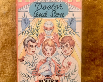 Dokter en zoon door Richard Gordon Vintage eerste editie 1960