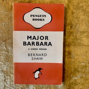 First Edition Penguin Paperback - George Bernard Shaw &#39;Major Barbara&#39; Screen Version 1945