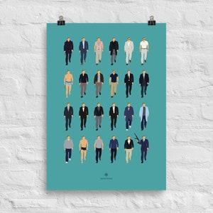 James Bond poster - Casino Royale poster - James Bond Art - Daniel Craig, wall art movie poster, Christmas gift for him