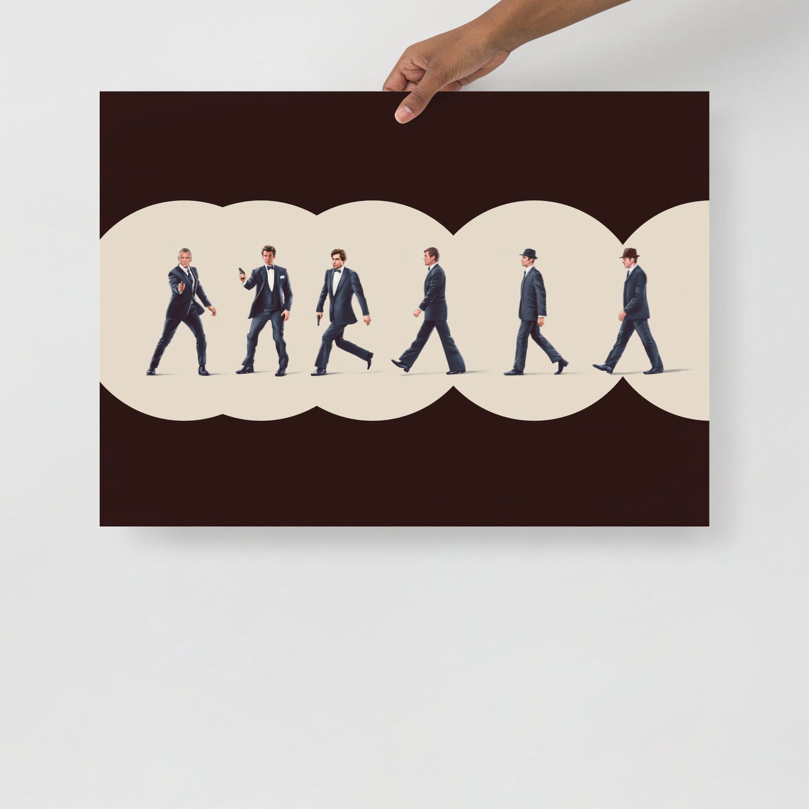 James Bond Poster Gunbarrels Wall Art Movie Poster James Etsy UK