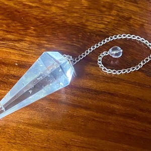 Clear Quartz Pendulum