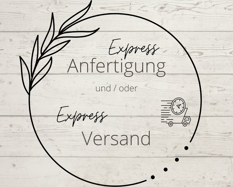 EXPRESS Anfertigung und oder Expressversand image 1