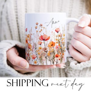 Mug Gift Women Girlfriend Name Personalized Coffee Mug Colleague Mom Birthday Gift Mother&#39;s Day Gift Best Friend