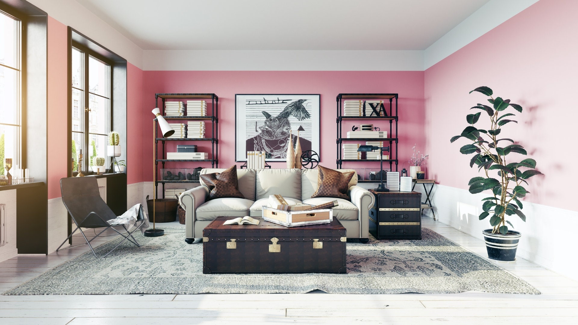 Thay đổi không gian làm việc hay phòng khách của bạn với một bộ hình nền màu hồng độc đáo, chỉ có trên Etsy!