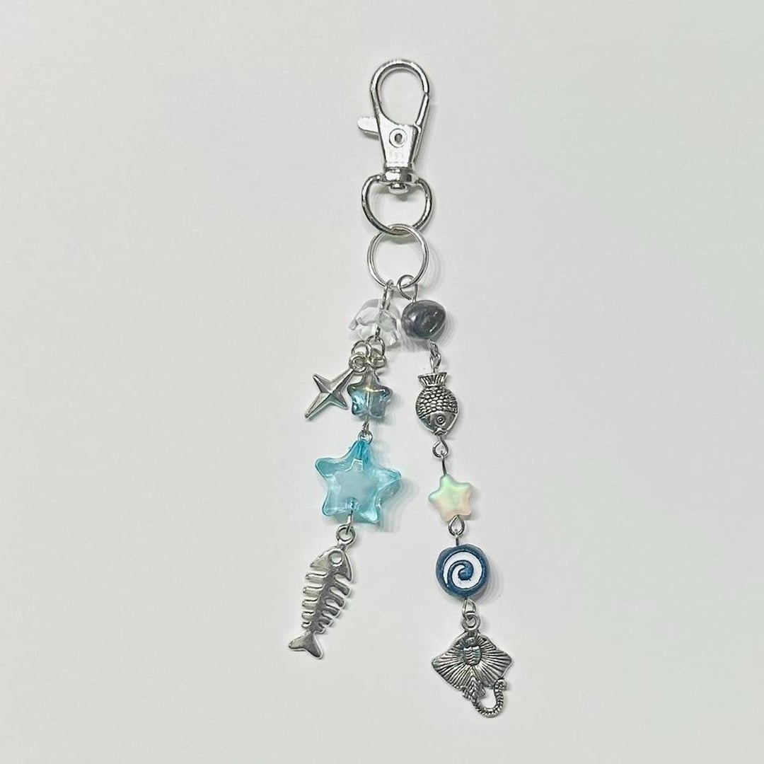 Ocean Bait Keychain - Etsy