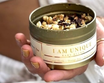 Chocolate Orange Jasmine Tea Blend | Organic Loose Leaf Tea - Cacao tea - Best tea - Birthday present - mom gifts - gifts for her yoga gift