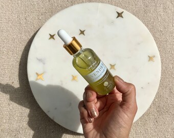 Lavender Body Oil - Organic Vegan Self Care - Botanical Body Oil - Infused Body Oil - Hydrating Oil - Massage Oil -  MCT & Coconut oil