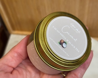 Coconut Cacao Black Tea | Creamy Organic Blend | Rich Chocolate Assam Tea with Toasted Coconut | Small Batch