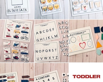 Toddler Learning Activity Busy Book Binder/Preschool/PreK/Kindergarten/Homeschool Learning/Busy Book/Activity Book