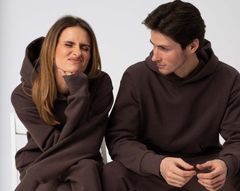 Couple loungewear SET Model "CMF by Kamile" For Her and Him Casual Tracksuit, Hoodie, Pants, Home Wear, Outdoor Wear, Trip Wear