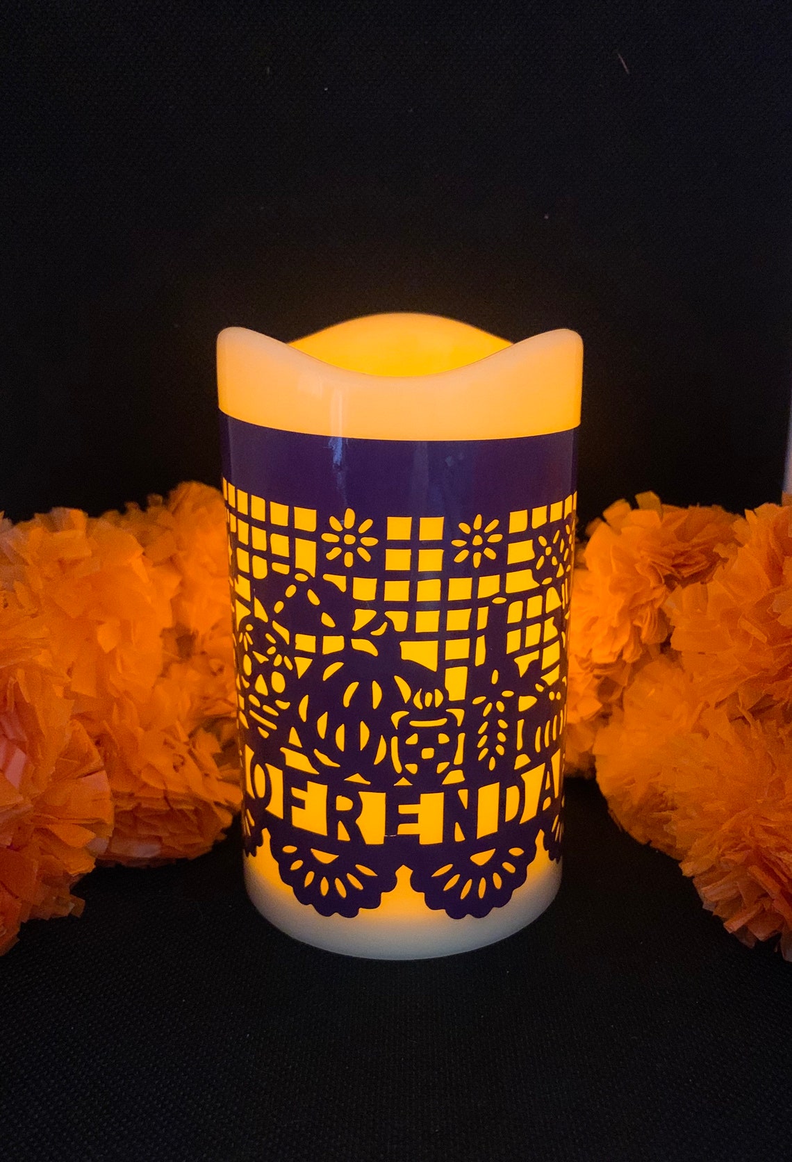 Day of the dead candle day of the dead decor day of the dead Etsy
