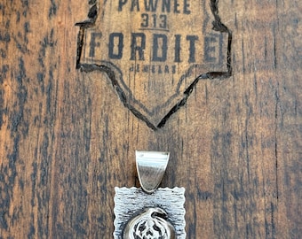 Silver Pumpkin Pendant