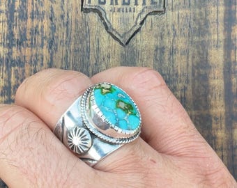 Sonoran Gold Turquoise Silver Ring