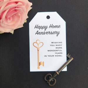 Happy Home Anniversary Gift Tags, Happy House Anniversary Gift Tag, Vastgoed Hypotheek, Vastgoedmakelaar Tag, Pop by Tags, Home Gift Tag