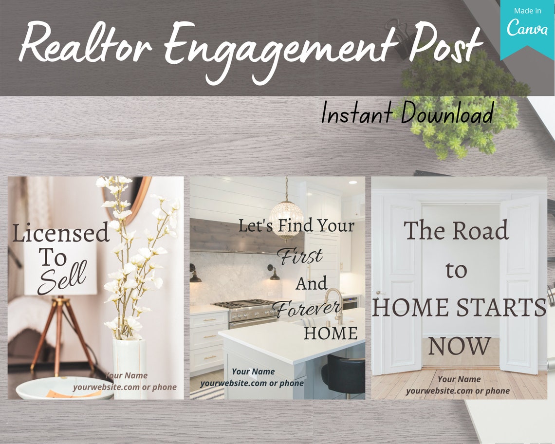Facebook Posts for Real Estate Agent Facebook Posts for Etsy