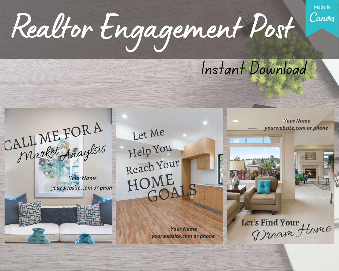 Facebook Posts for Real Estate Agent Facebook Posts for Etsy UK