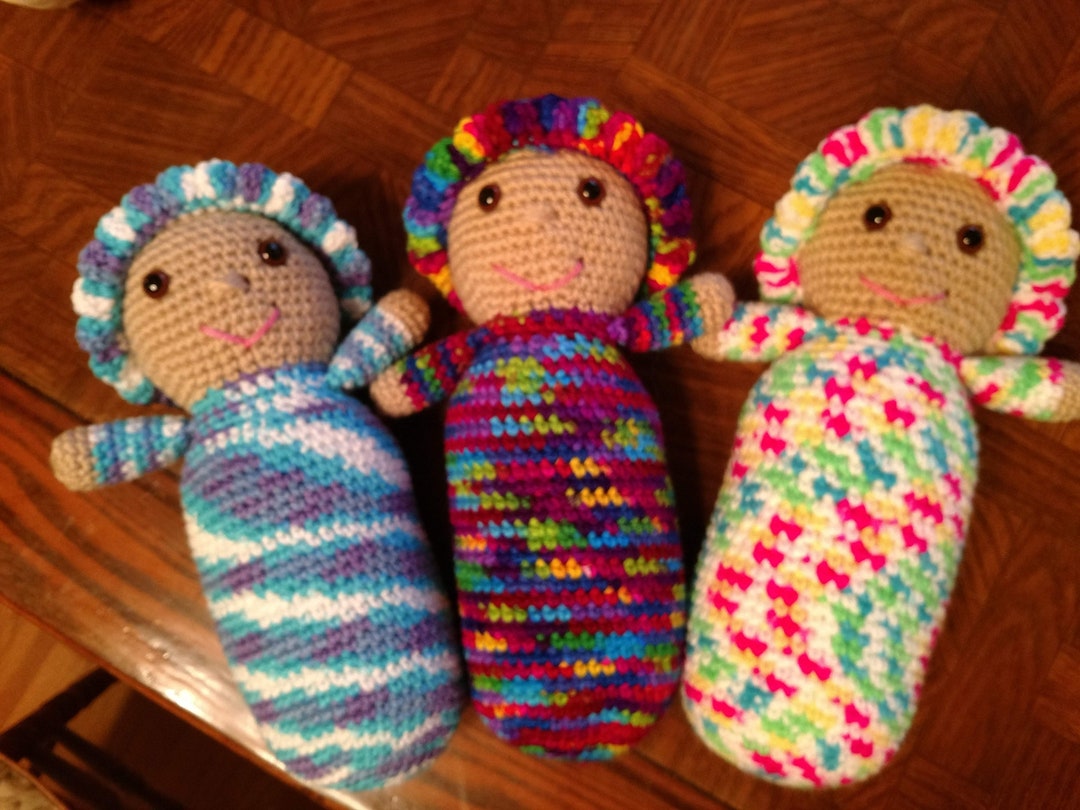 Swaddle Babies Crochet Pattern Etsy