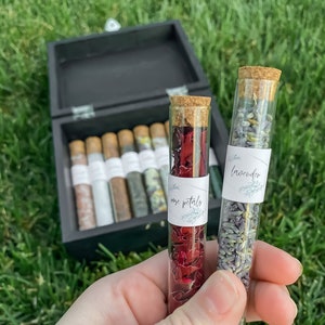 Custom Apothecary Starter Kit - Pick 8, 16, or 24 Personalized Herbs | Baby Witch | Herbal Green Witch Magic
