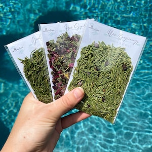 Loose Incense Variety Pack | Set of 3 Dried Herb Blends (Juniper, Sage/Wildflowers, and Cedar/Rosemary)