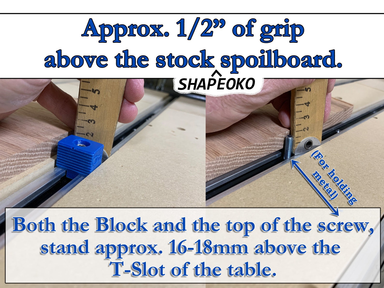 Get a Grip Shapeoko CNC Workholding Woodworking Clamp Etsy