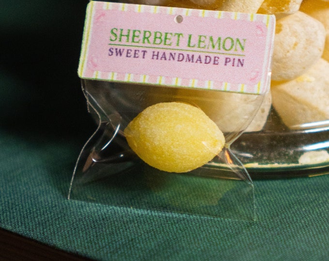 Sherbet Lemon Candy Pin Realistic Pin Harry Potter Inspired Honeydukes