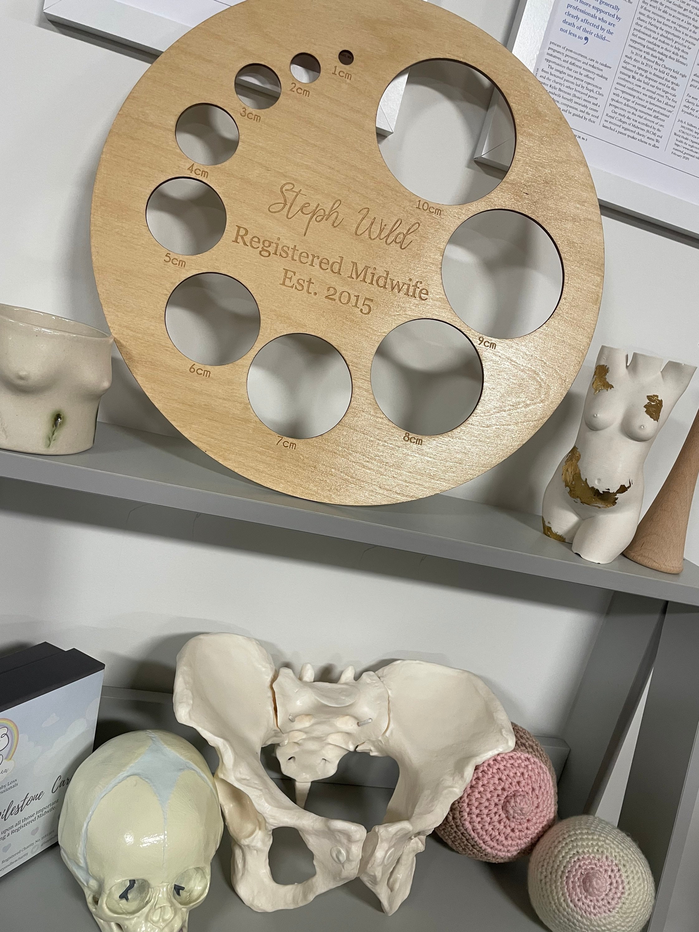 Cervical Dilation Board Midwife Student Midwife Etsy UK