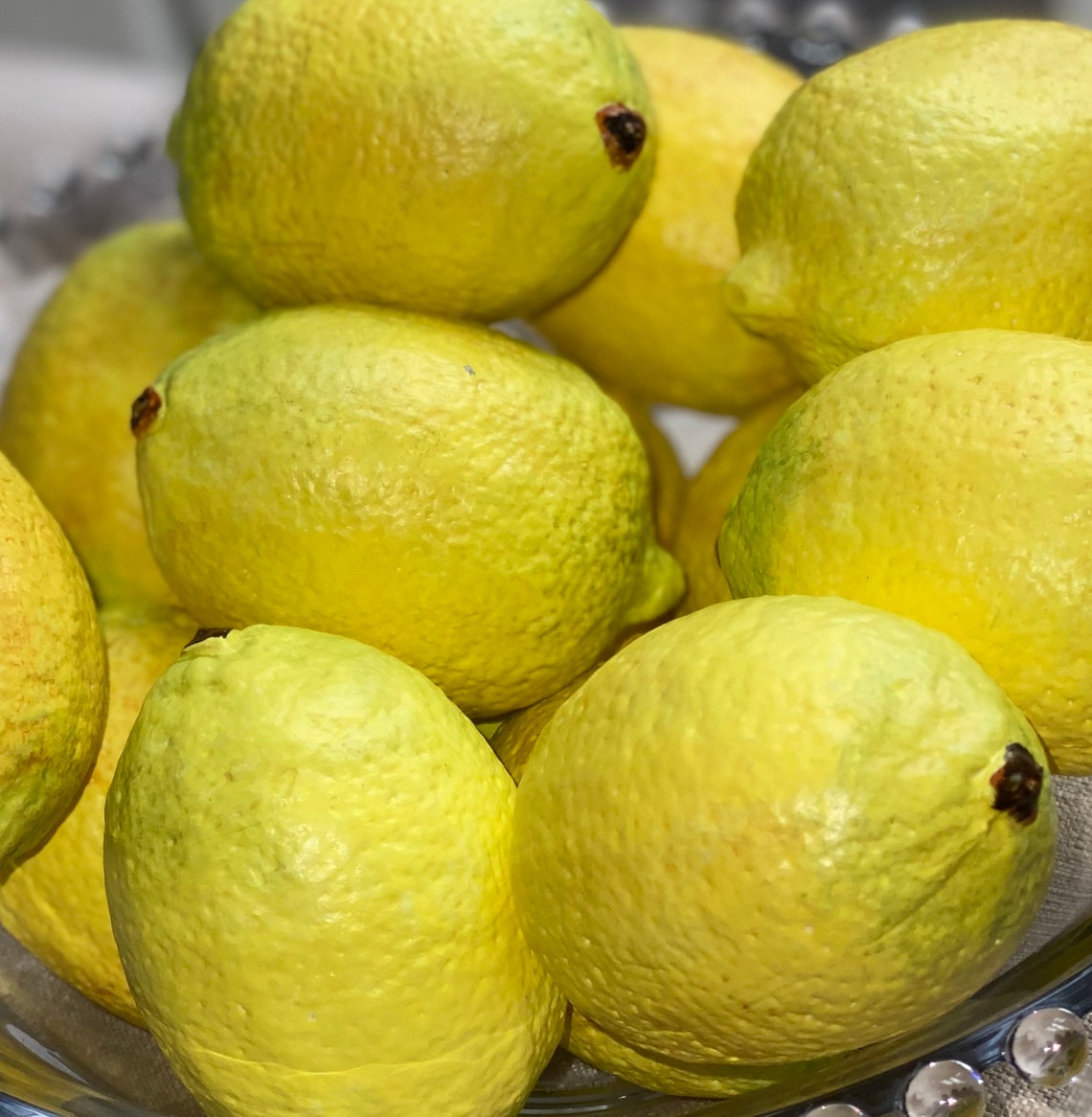 Artificial Lemon Faux Lemon Fake Lemon luxury lemon home Etsy