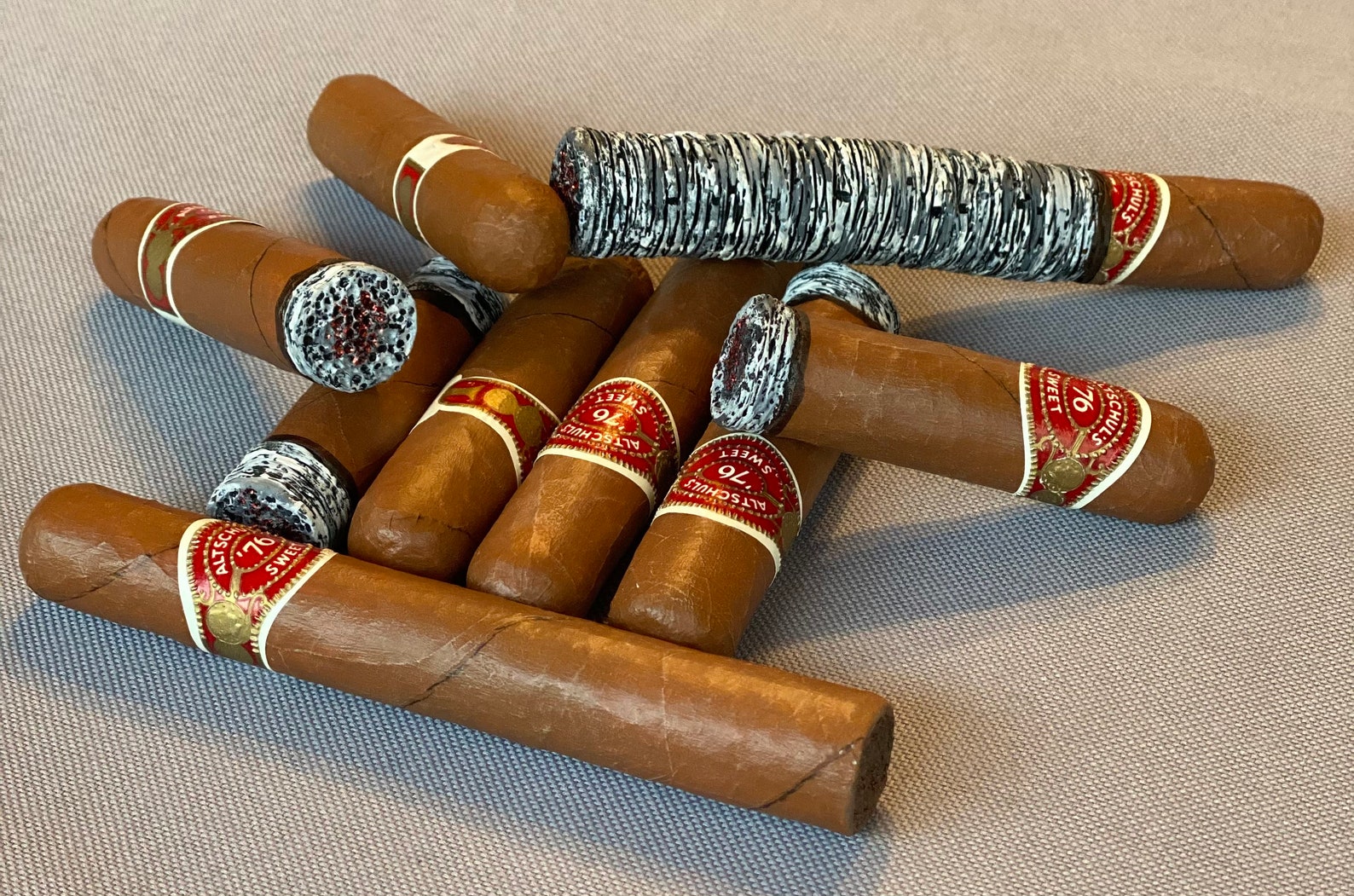 Faux Cigar Fake Cigar Prop Gag Magic Trick Etsy