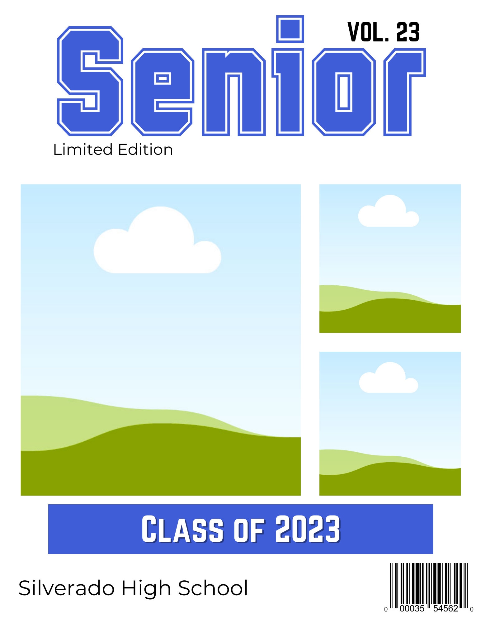 2023 Graduation Magazine Cover Editable Template Canva Template Digital