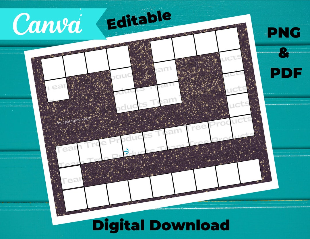 Blank Game Board| Adult Game Board| Couples Game Board| Digital ...