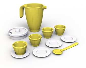 Made in the USA Lemonade Set - Made out of recycled plastic - Perfect for pretend play & role play.