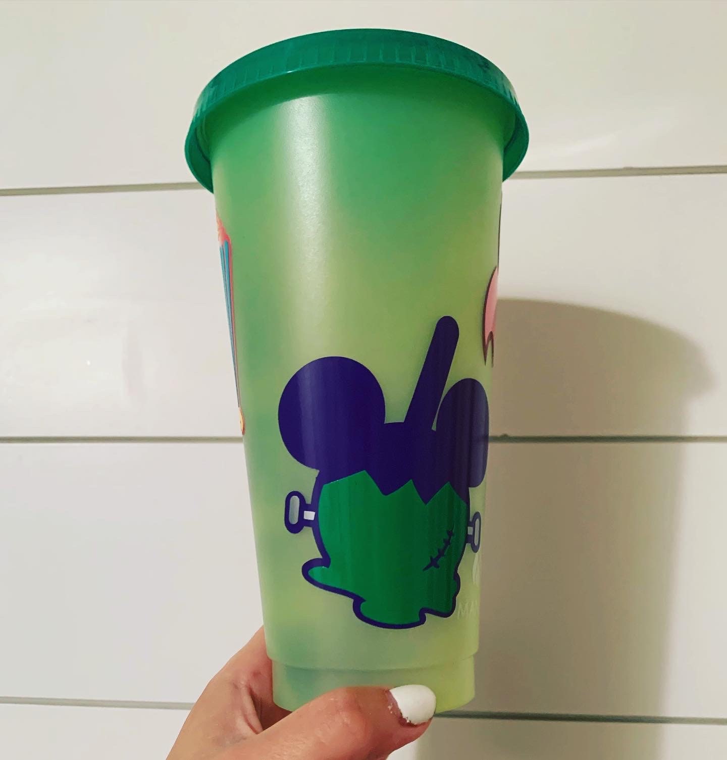 Halloween color change cups// Halloween reusable cup Etsy