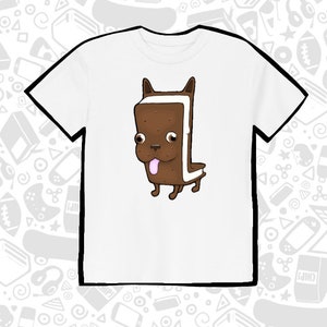 Ice Cream Sandwich Dog Kinder-T-Shirt aus Bio-Baumwolle