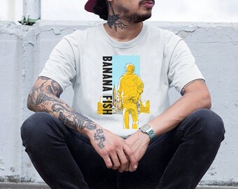 Banana Fish Tee Etsy Banana Fish Tee Etsy