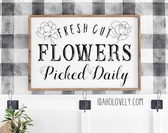 Cut Flowers {Sign}