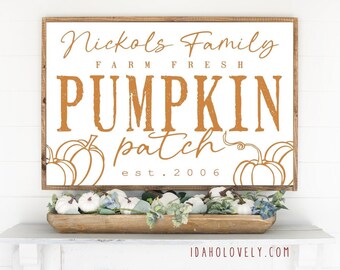 Pumpkin Patch {Sign}