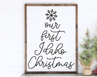 Idaho Christmas {Sign}