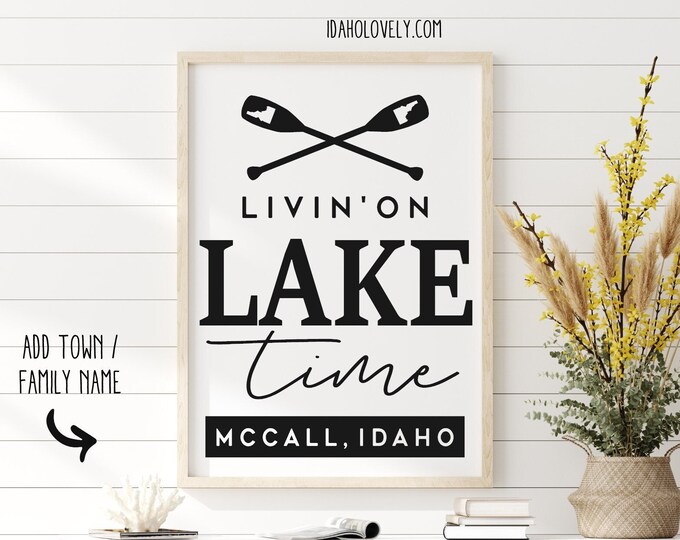 Featured listing image: Lake Life {Sign}