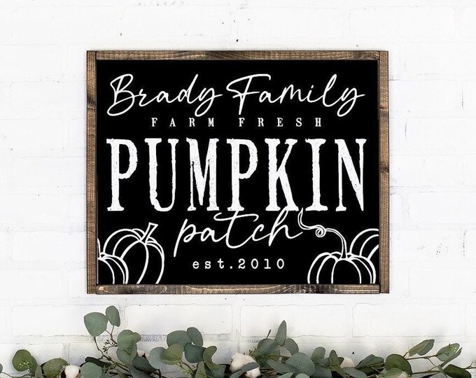Featured listing image: Pumpkin Patch {Sign}