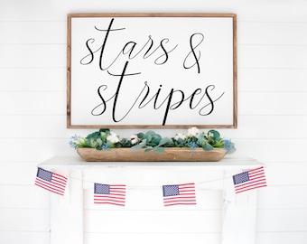 Stars & Stripes {Sign}