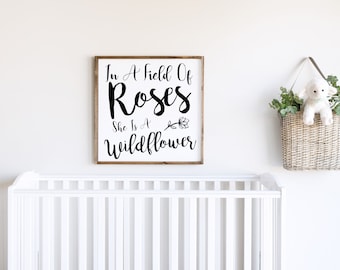 Field of Roses {Sign}